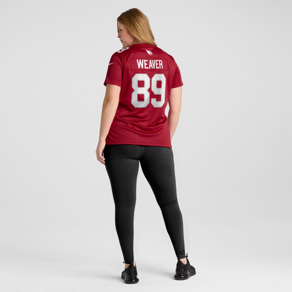Women's Arizona Cardinals Xavier Weaver Cardinal Game Jersey