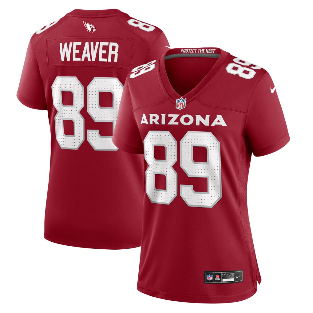 Women's Arizona Cardinals Xavier Weaver Cardinal Game Jersey