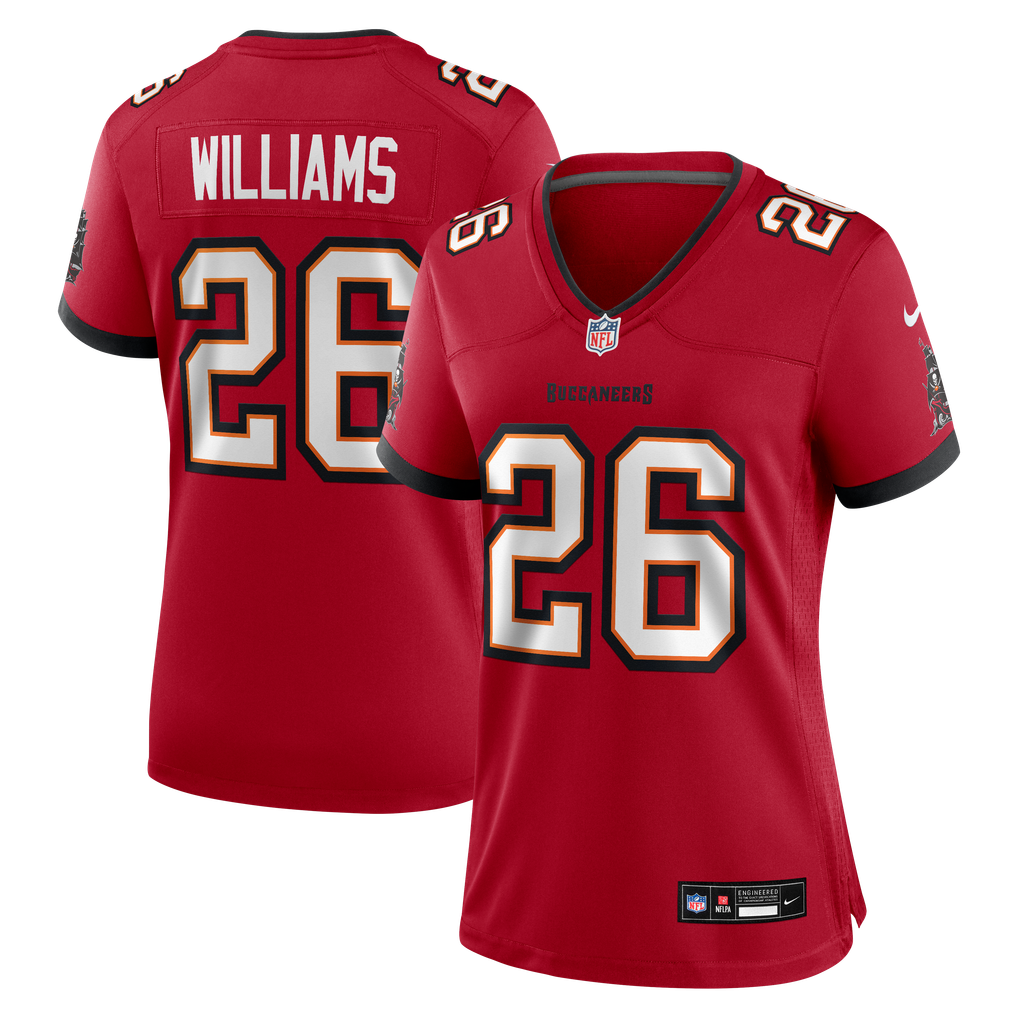 Women's Tampa Bay Buccaneers Xavier Williams Red Team Game Jersey
