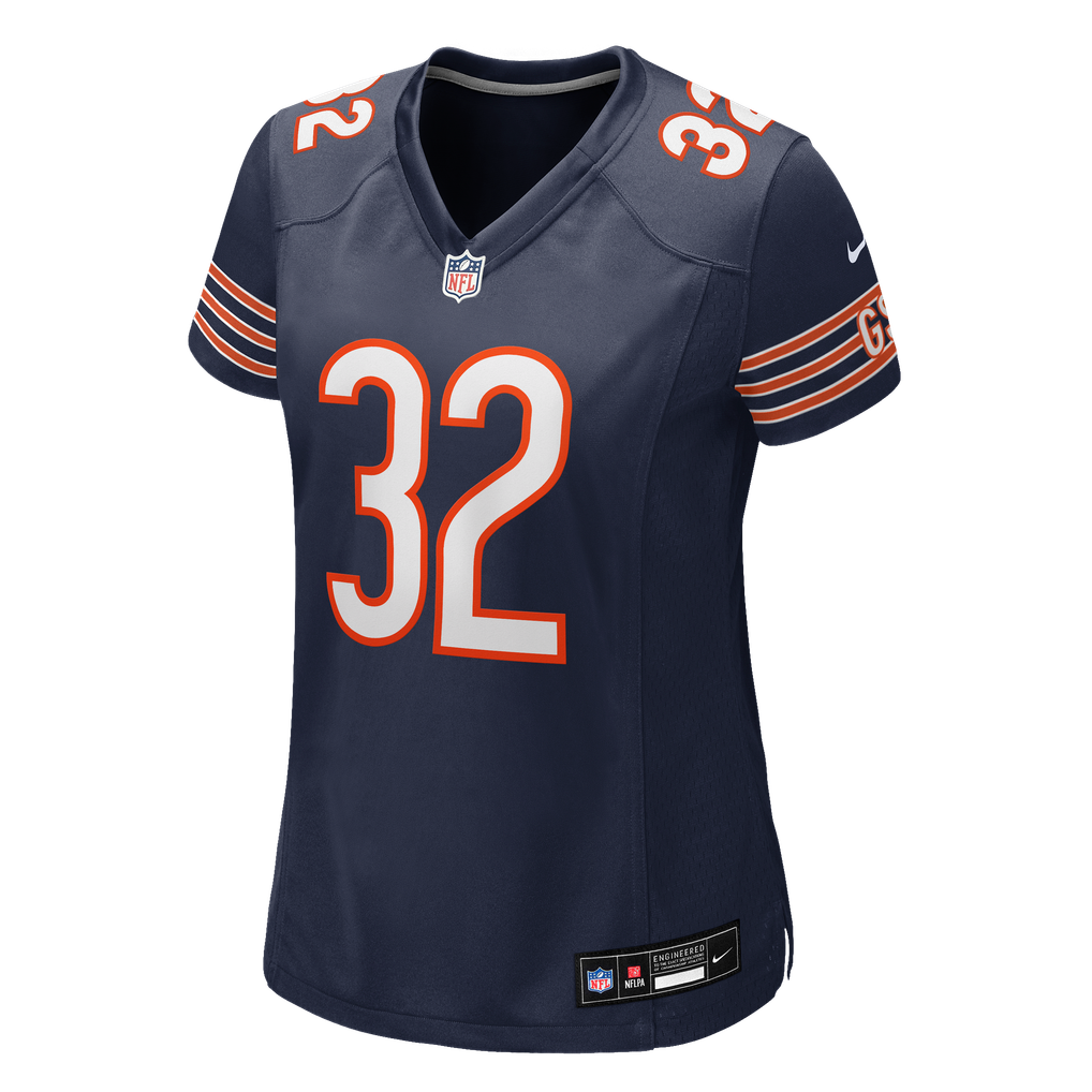 Women's Chicago Bears Xavier Woods Navy Team Game Jersey