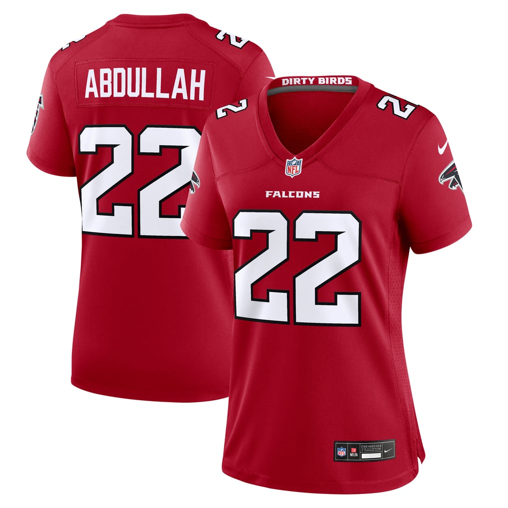 Women's Atlanta Falcons Yasir Abdullah Red Team Game Jersey