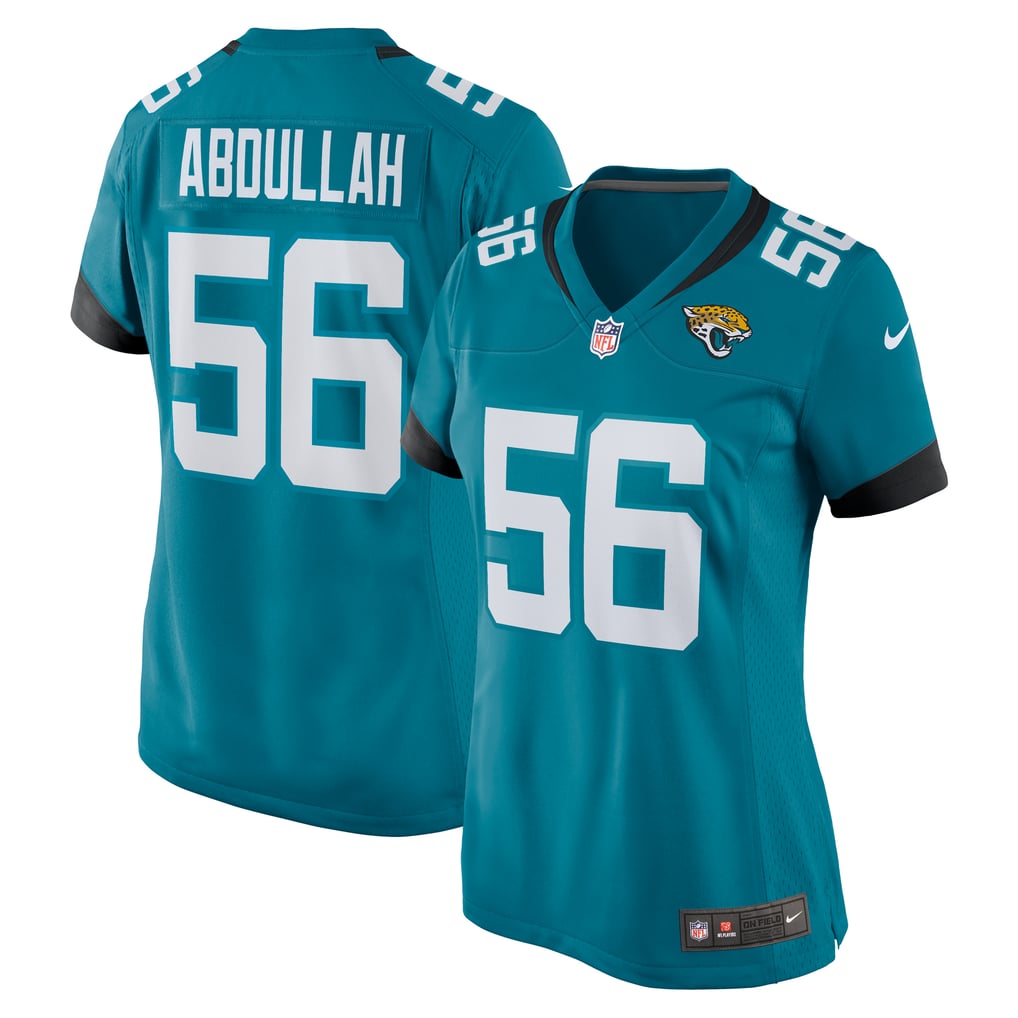 Women's Jacksonville Jaguars Yasir Abdullah Teal Team Game Jersey