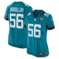 Women's Jacksonville Jaguars Yasir Abdullah Teal Team Game Jersey