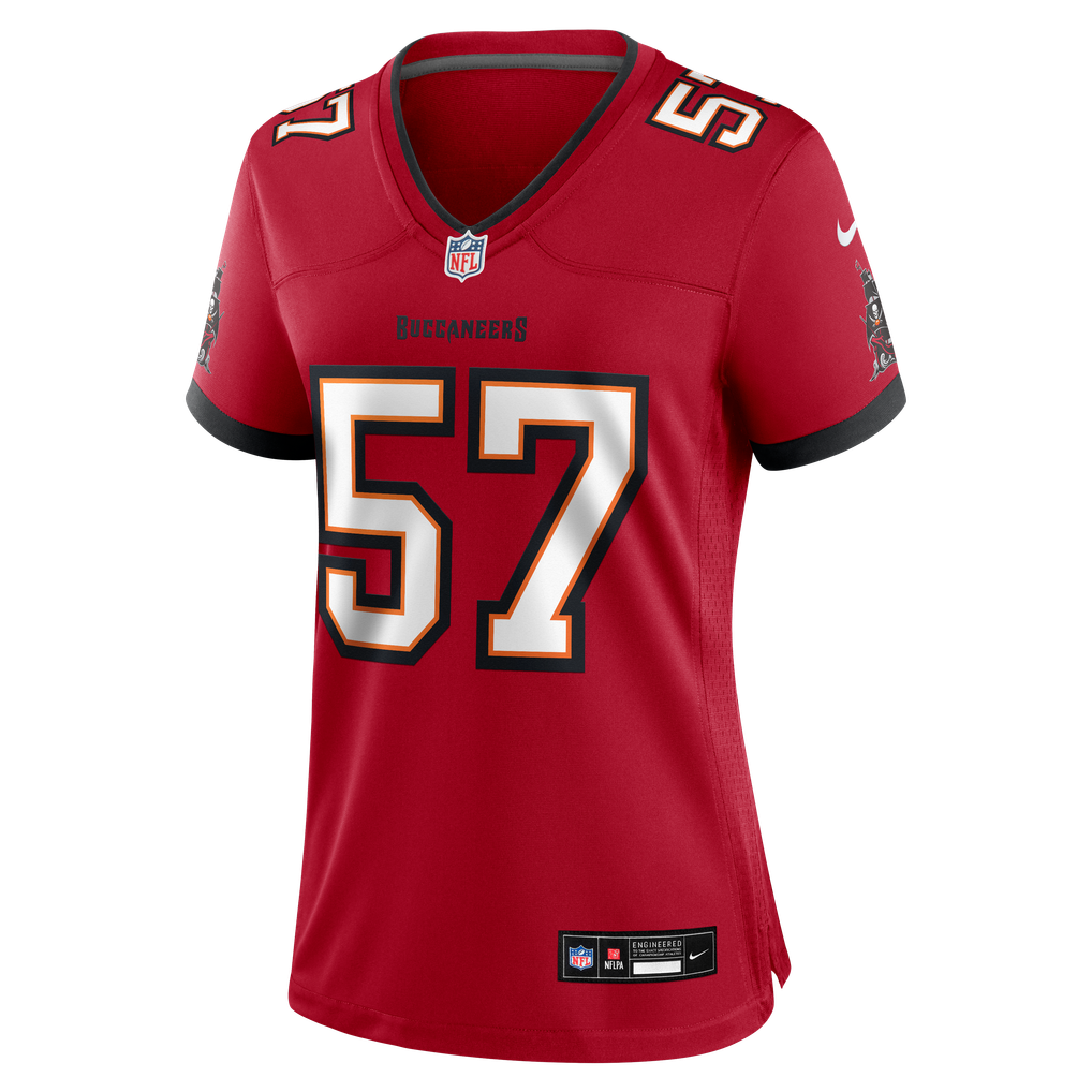 Women's Tampa Bay Buccaneers Yasir Holmes Red Team Game Jersey