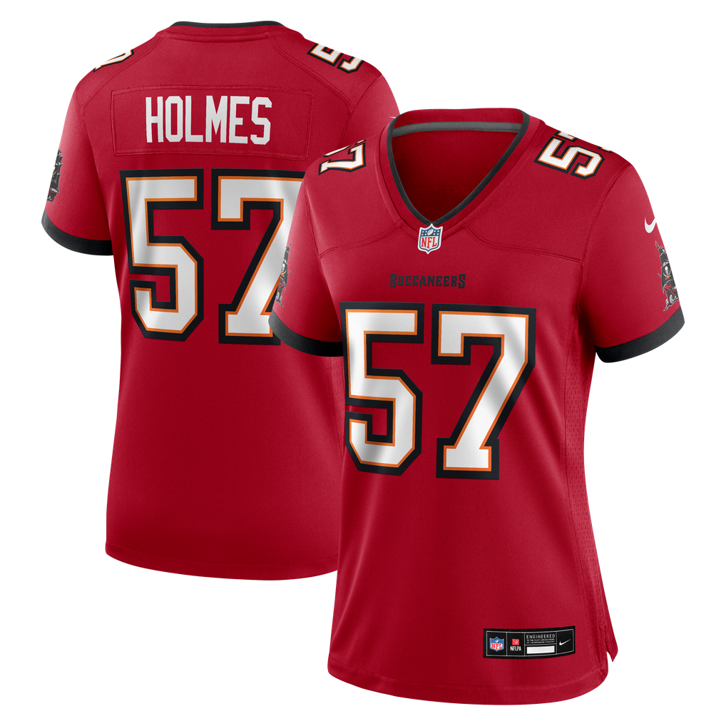 Women's Tampa Bay Buccaneers Yasir Holmes Red Team Game Jersey