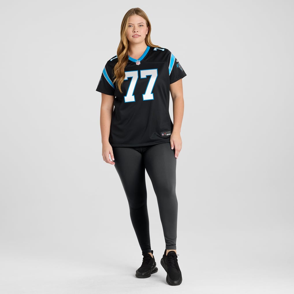 Women's Carolina Panthers Yosh Nijman Black Game Jersey