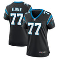 Women's Carolina Panthers Yosh Nijman Black Game Jersey