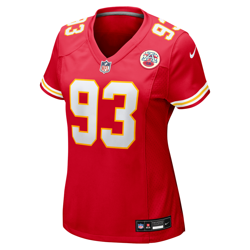 Women's Kansas City Chiefs Zacch Pickens Red Team Game Jersey