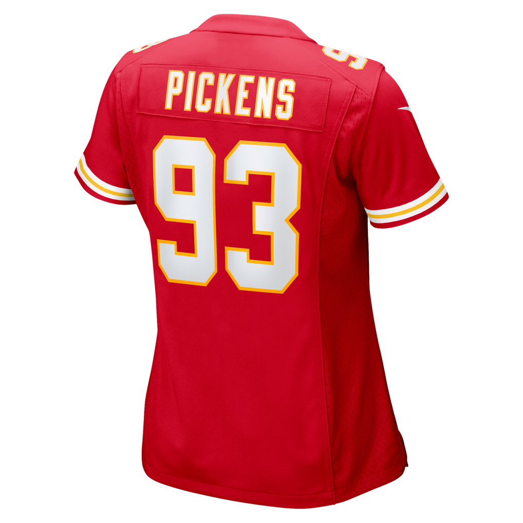 Women's Kansas City Chiefs Zacch Pickens Red Team Game Jersey