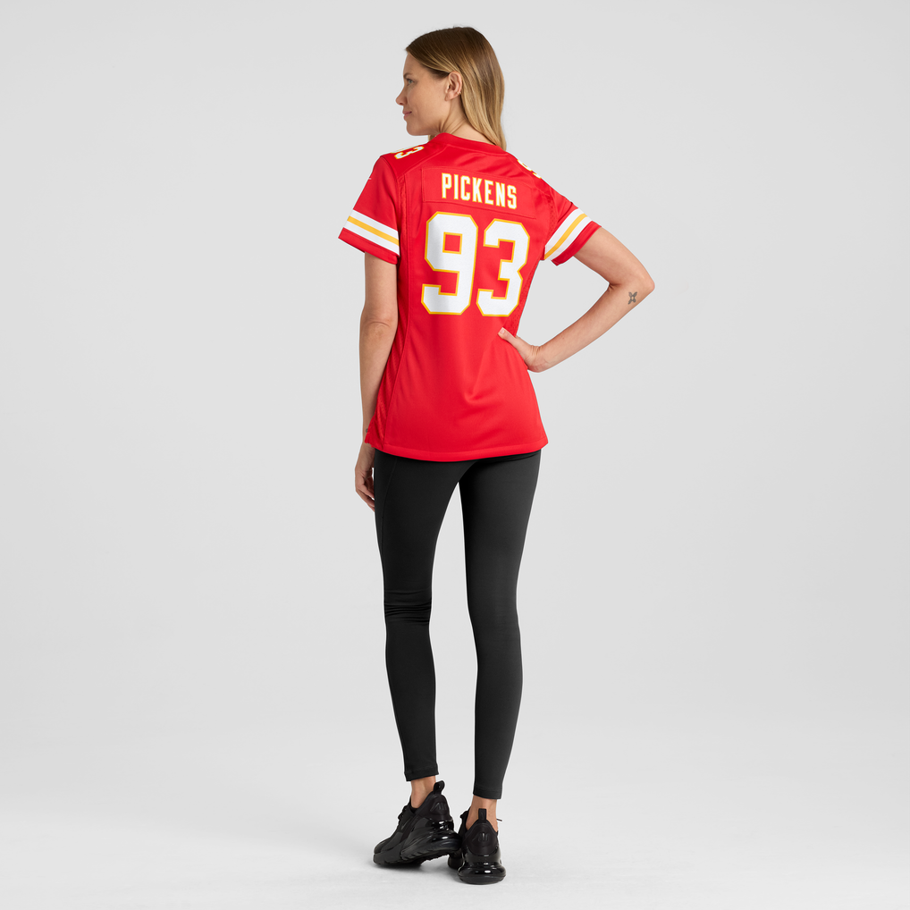 Women's Kansas City Chiefs Zacch Pickens Red Team Game Jersey