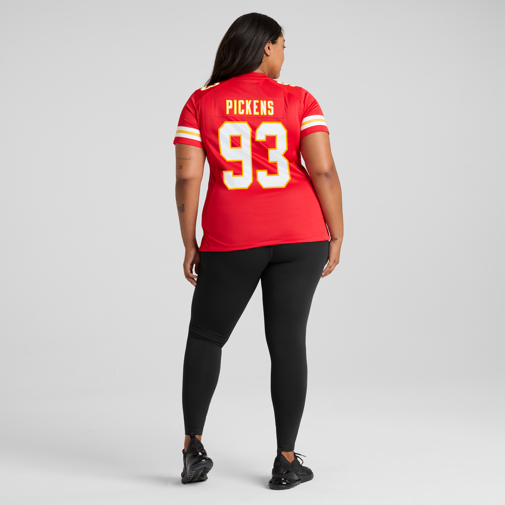 Women's Kansas City Chiefs Zacch Pickens Red Team Game Jersey