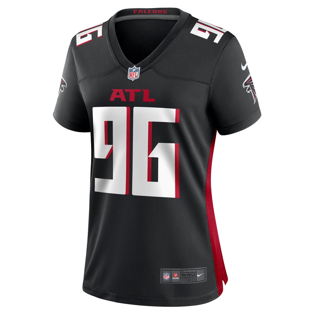 Women's Atlanta Falcons Zach Harrison Black Team Game Jersey