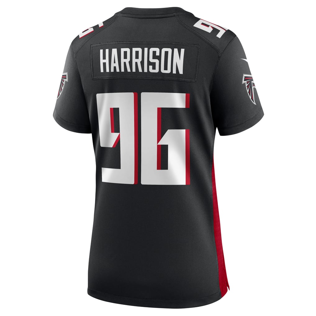 Women's Atlanta Falcons Zach Harrison Black Team Game Jersey