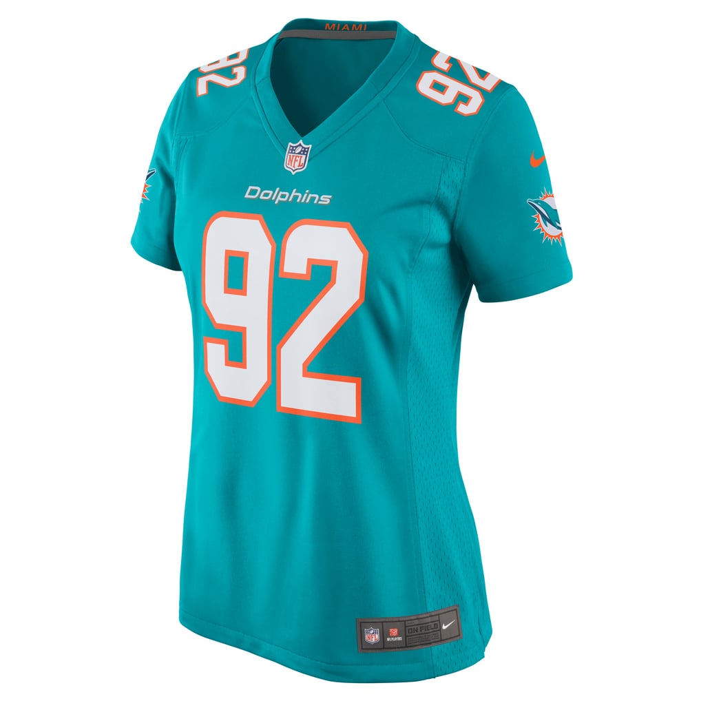 Women's Miami Dolphins Zach Sieler Aqua Game Jersey