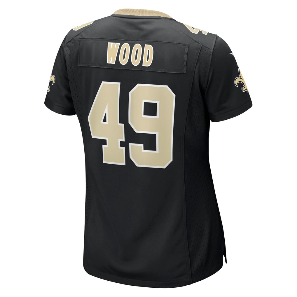 Women's New Orleans Saints Zach Wood Black Game Jersey