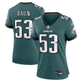Women's Philadelphia Eagles Zack Baun Midnight Green Team Game Jersey