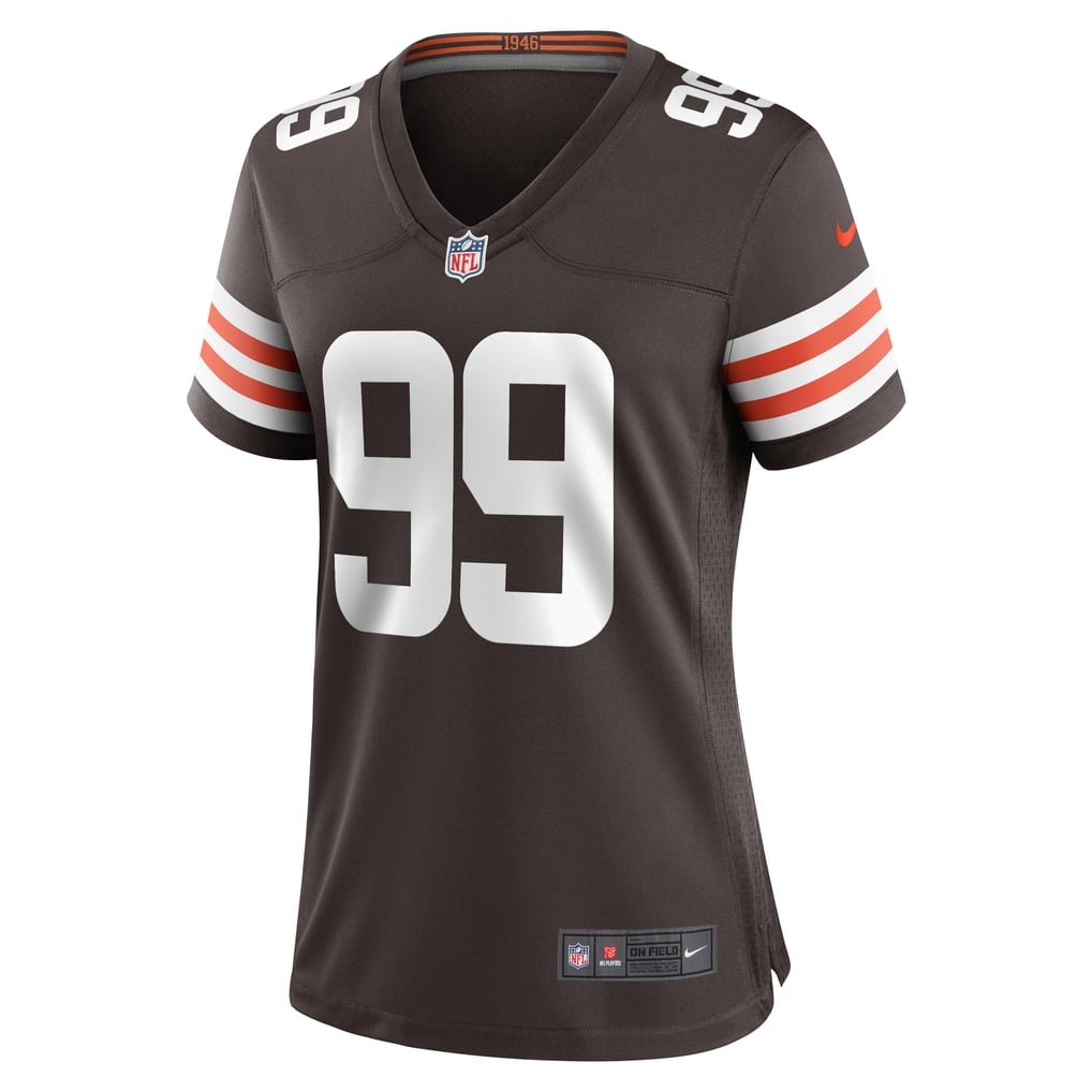 Women's Cleveland Browns Za'Darius Smith Brown Team Game Jersey