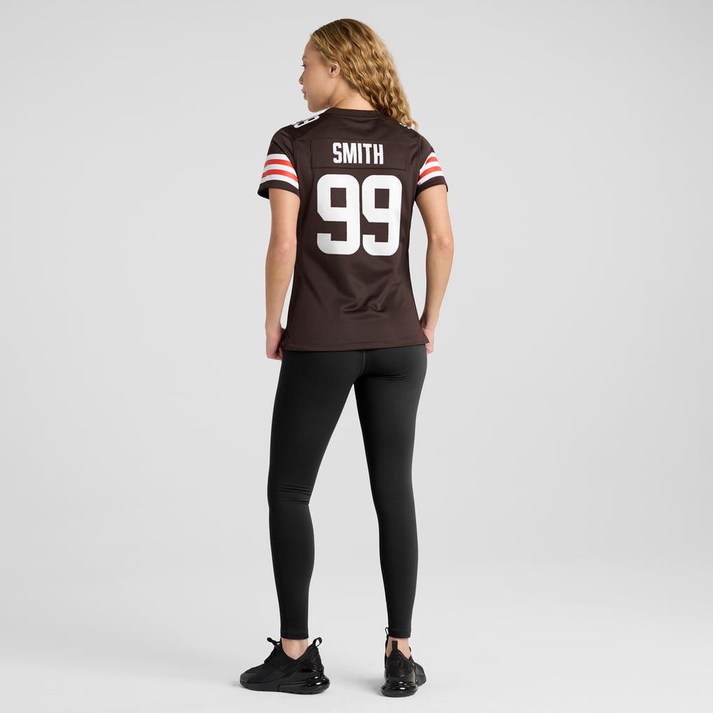 Women's Cleveland Browns Za'Darius Smith Brown Team Game Jersey