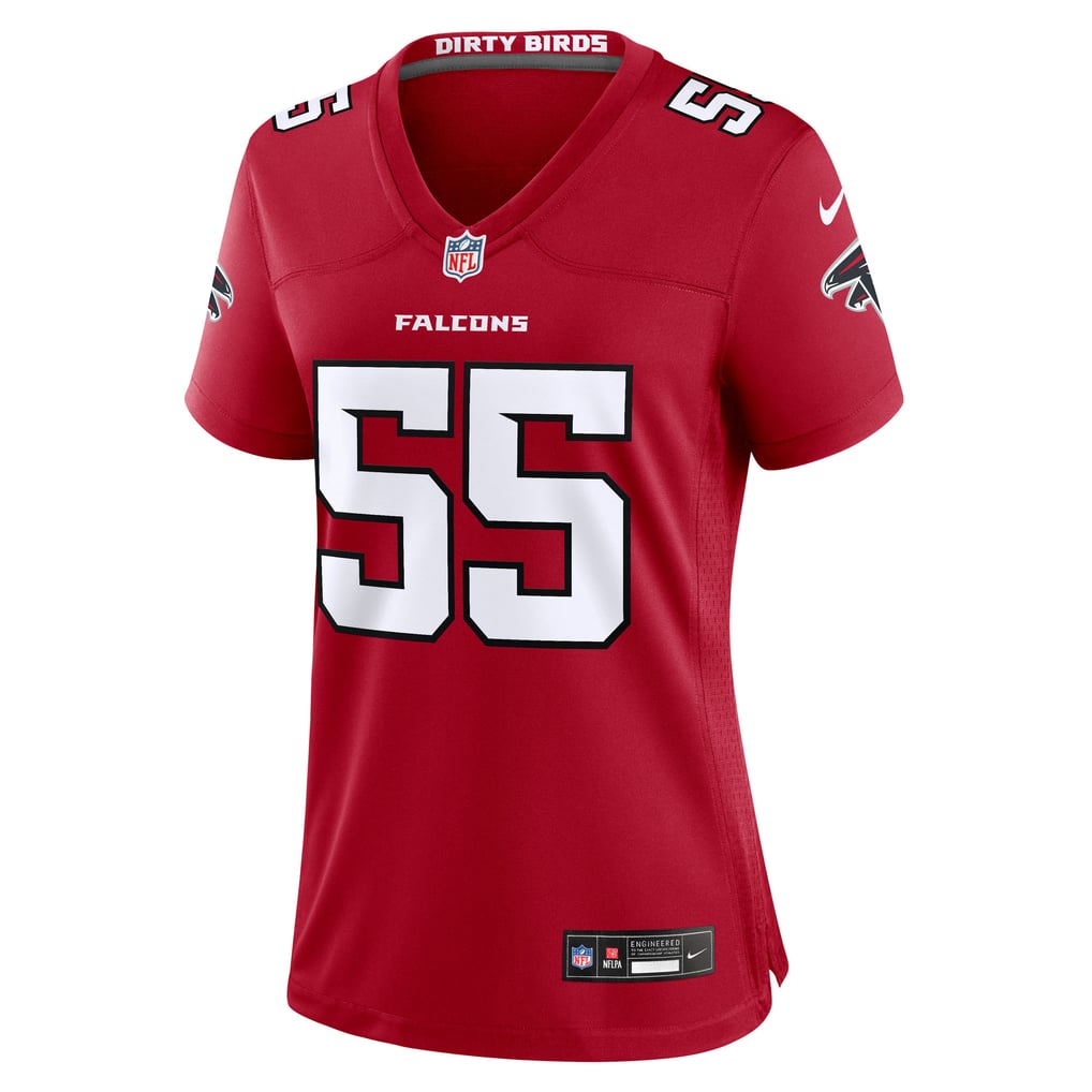Women's Atlanta Falcons Za'Darius Smith Red Team Game Jersey