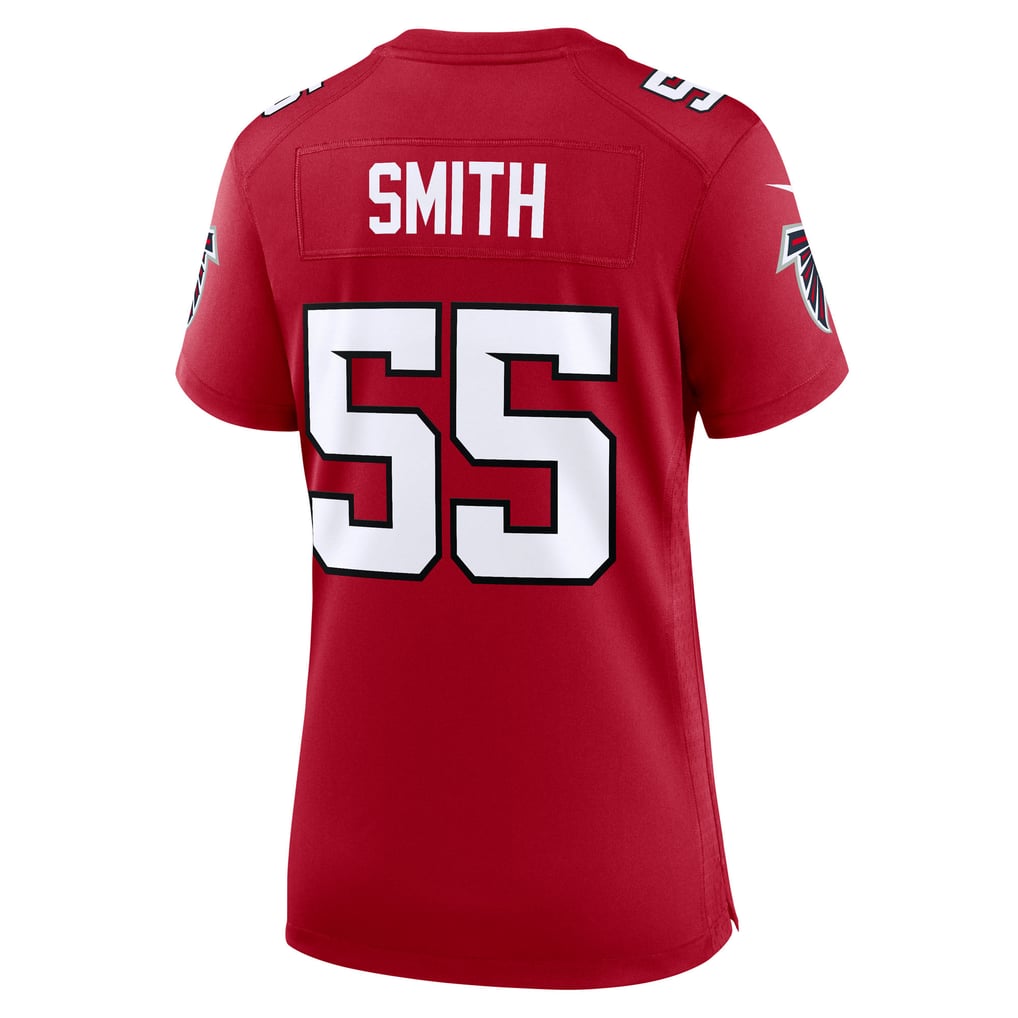 Women's Atlanta Falcons Za'Darius Smith Red Team Game Jersey