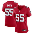 Women's Atlanta Falcons Za'Darius Smith Red Team Game Jersey