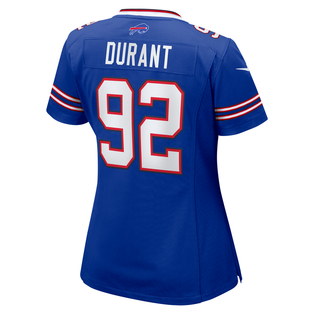 Women's Buffalo Bills Zane Durant Royal Team Game Jersey