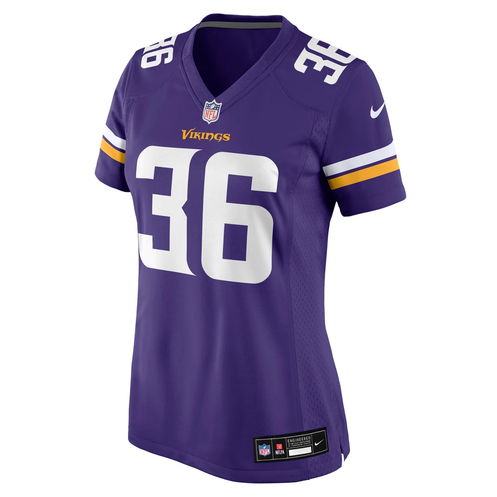 Women's Minnesota Vikings Zavier Scott Purple Team Game Jersey