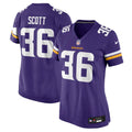 Women's Minnesota Vikings Zavier Scott Purple Team Game Jersey