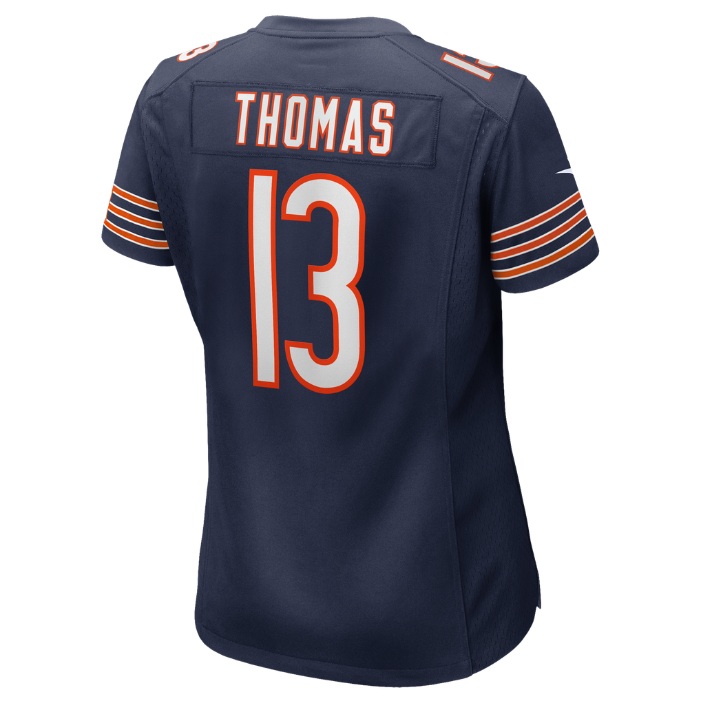 Women's Chicago Bears Zavion Thomas Navy Team Game Jersey