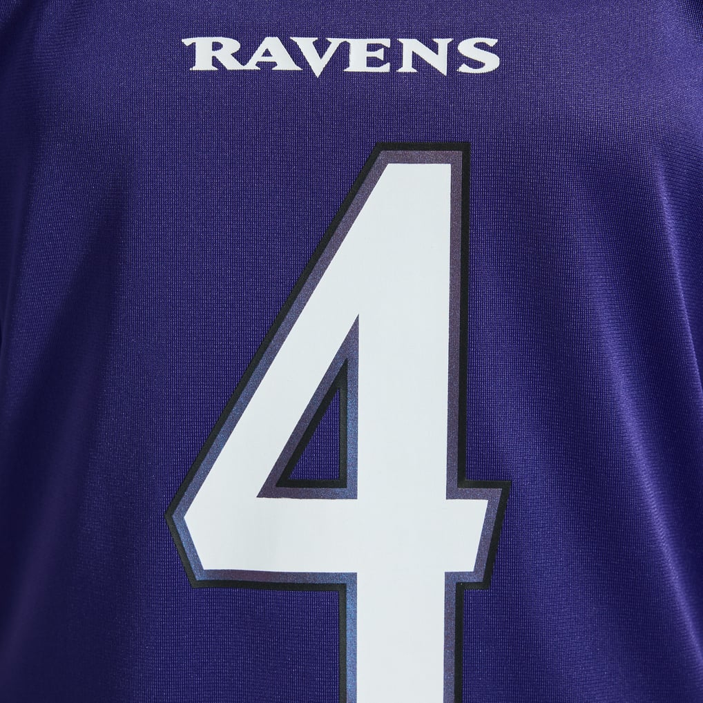 Women's Baltimore Ravens Zay Flowers Purple Team Game Jersey