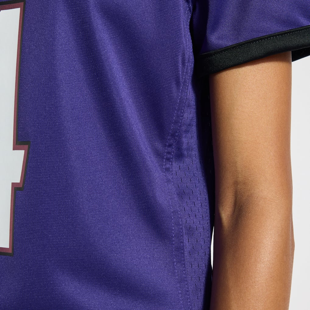 Women's Baltimore Ravens Zay Flowers Purple Team Game Jersey