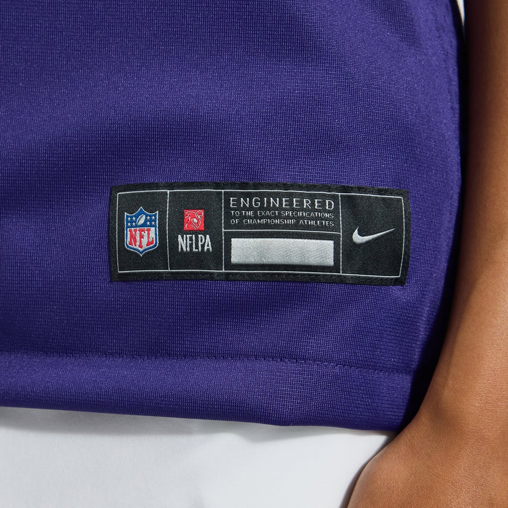 Women's Baltimore Ravens Zay Flowers Purple Team Game Jersey