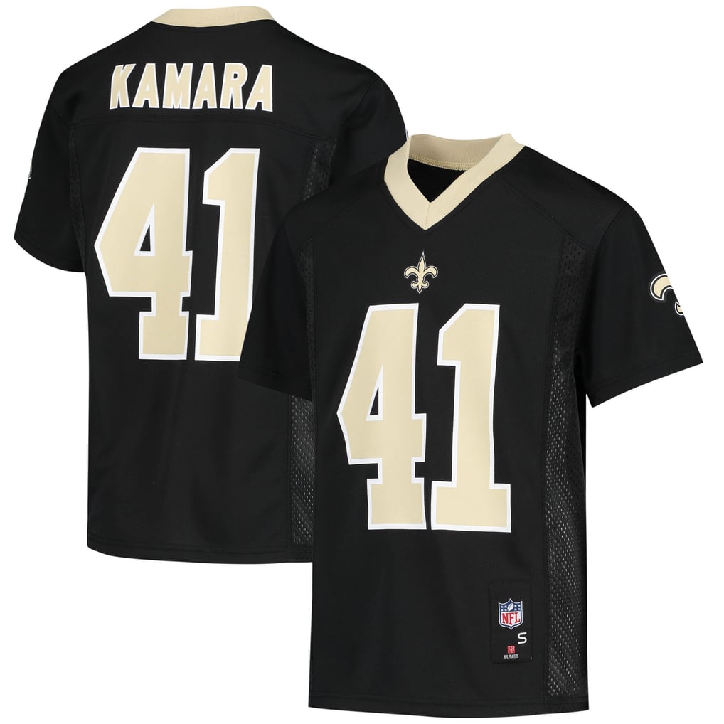 Youth New Orleans Saints Alvin Kamara Black Replica Jersey
