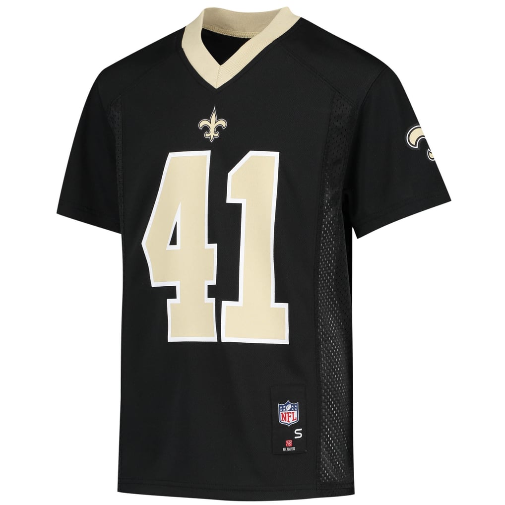 Youth New Orleans Saints Alvin Kamara Black Replica Jersey