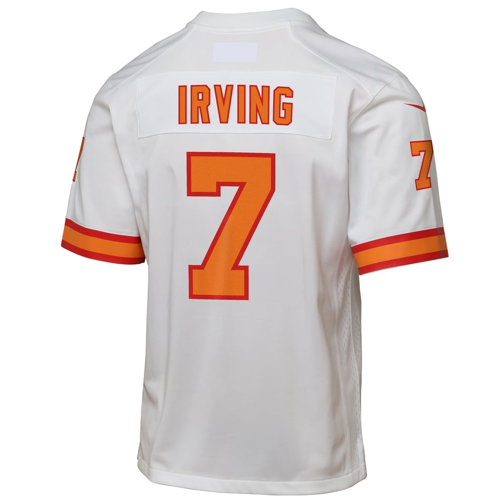 Youth '76 Tampa Bay Buccaneers Bucky Irving White Game Jersey