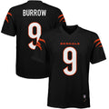 Youth Cincinnati Bengals Joe Burrow Black Replica Jersey