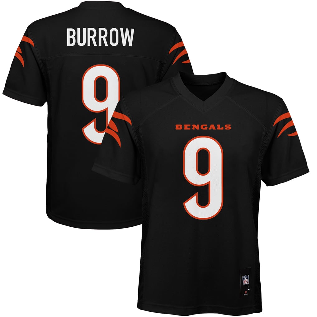 Youth Cincinnati Bengals Joe Burrow Black Replica Jersey