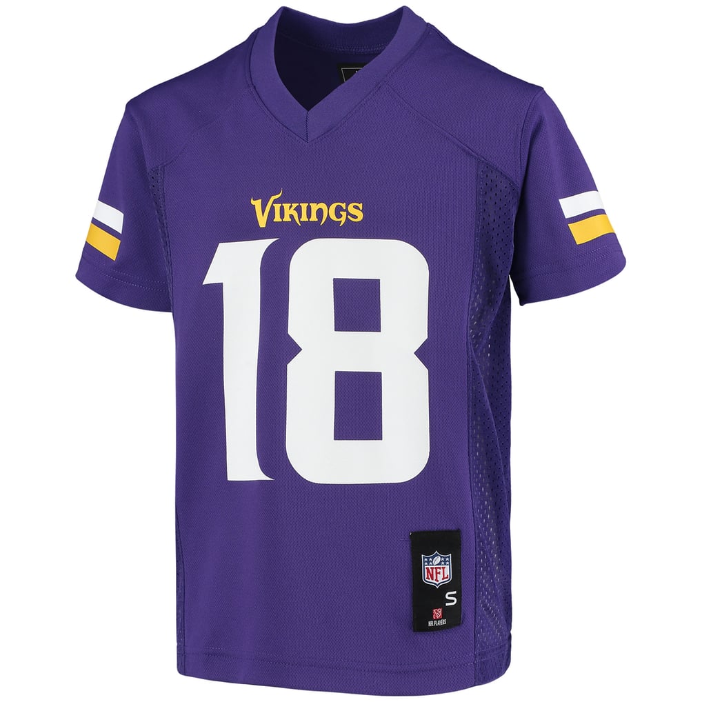 Youth Minnesota Vikings Justin Jefferson Purple Replica Jersey