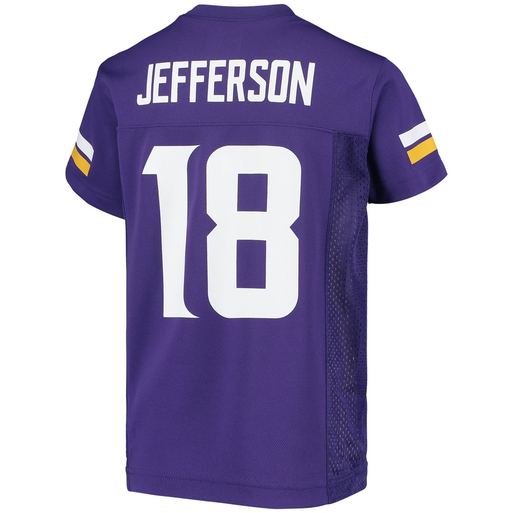 Youth Minnesota Vikings Justin Jefferson Purple Replica Jersey