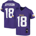 Youth Minnesota Vikings Justin Jefferson Purple Replica Jersey