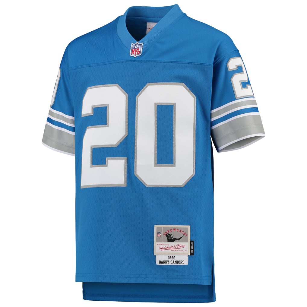 Youth Detroit Lions Barry Sanders Blue 1996 Legacy Retired Player Jersey