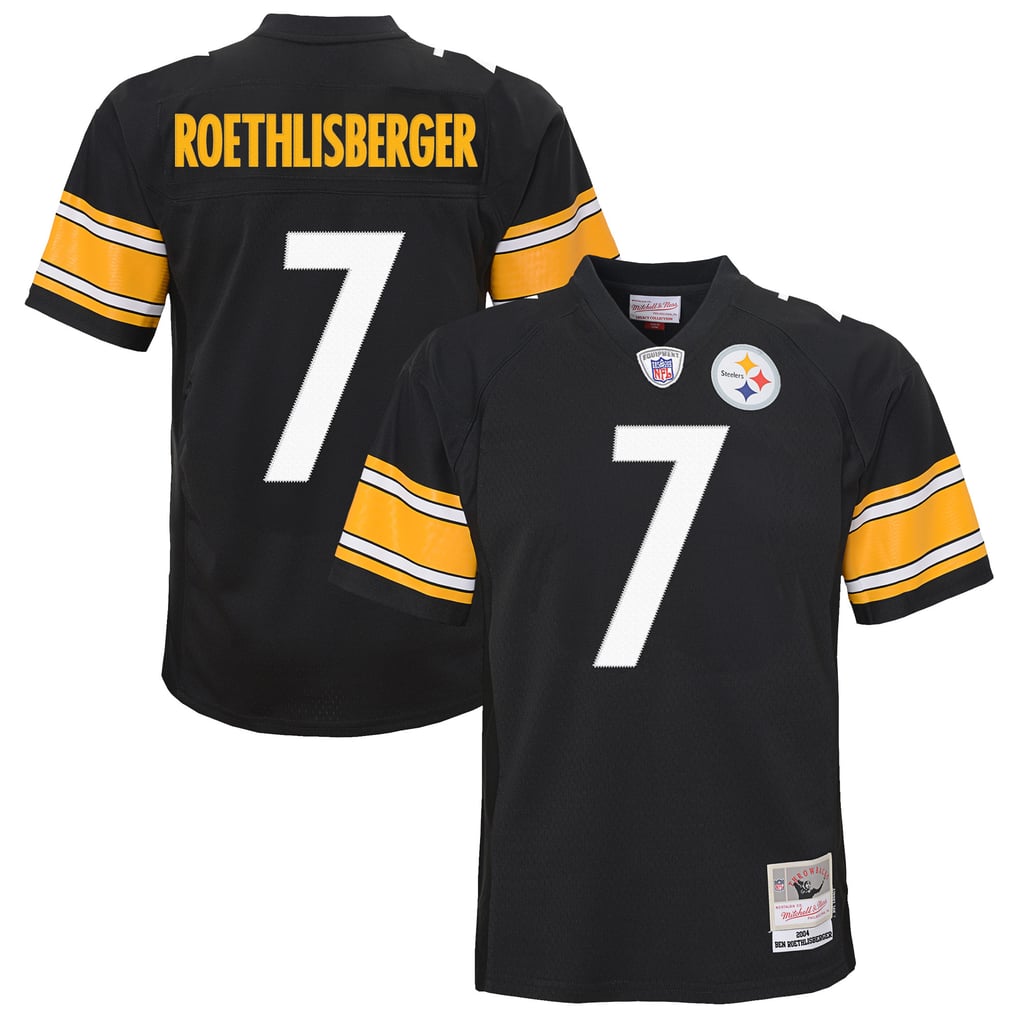 Youth Pittsburgh Steelers Ben Roethlisberger Black 2004 Legacy Replica Jersey