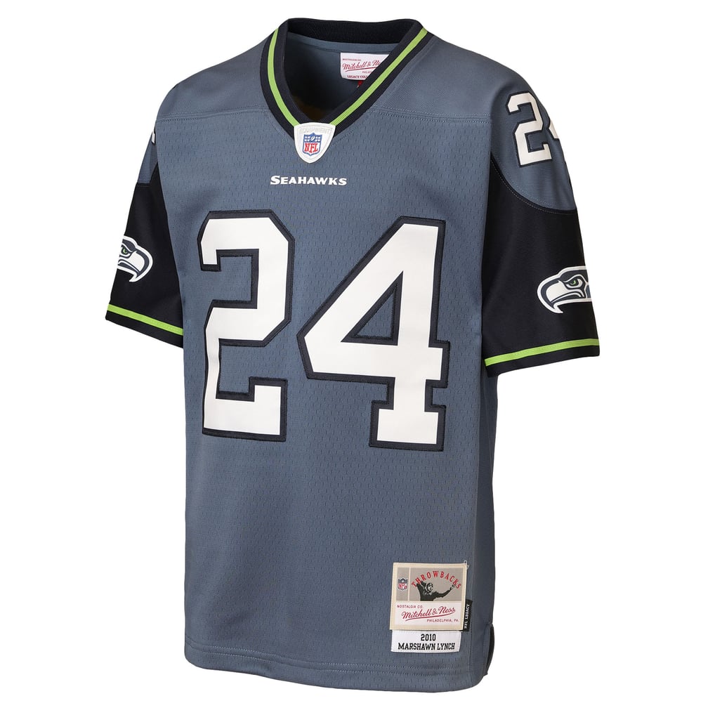 Youth Seattle Seahawks Marshawn Lynch Blue Legacy Jersey