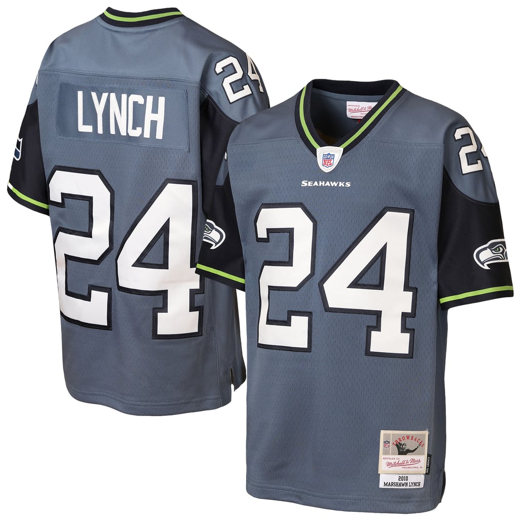 Youth Seattle Seahawks Marshawn Lynch Blue Legacy Jersey