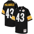 Youth Pittsburgh Steelers Troy Polamalu Black 2005 Gridiron Classics Retired Player Legacy Jersey