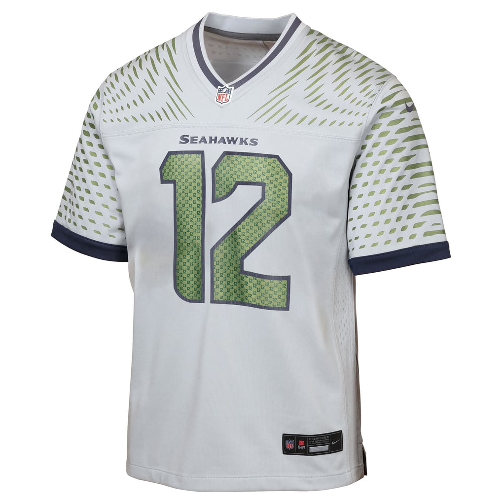 Youth Seattle Seahawks 12s Gray Rivalries Collection Game Jersey