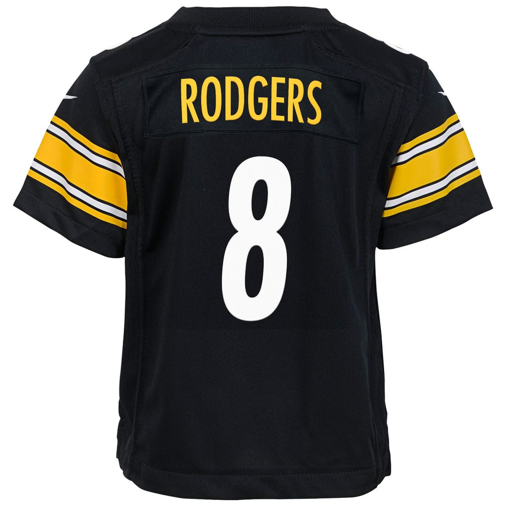 Youth Pittsburgh Steelers Aaron Rodgers Black Game Jersey
