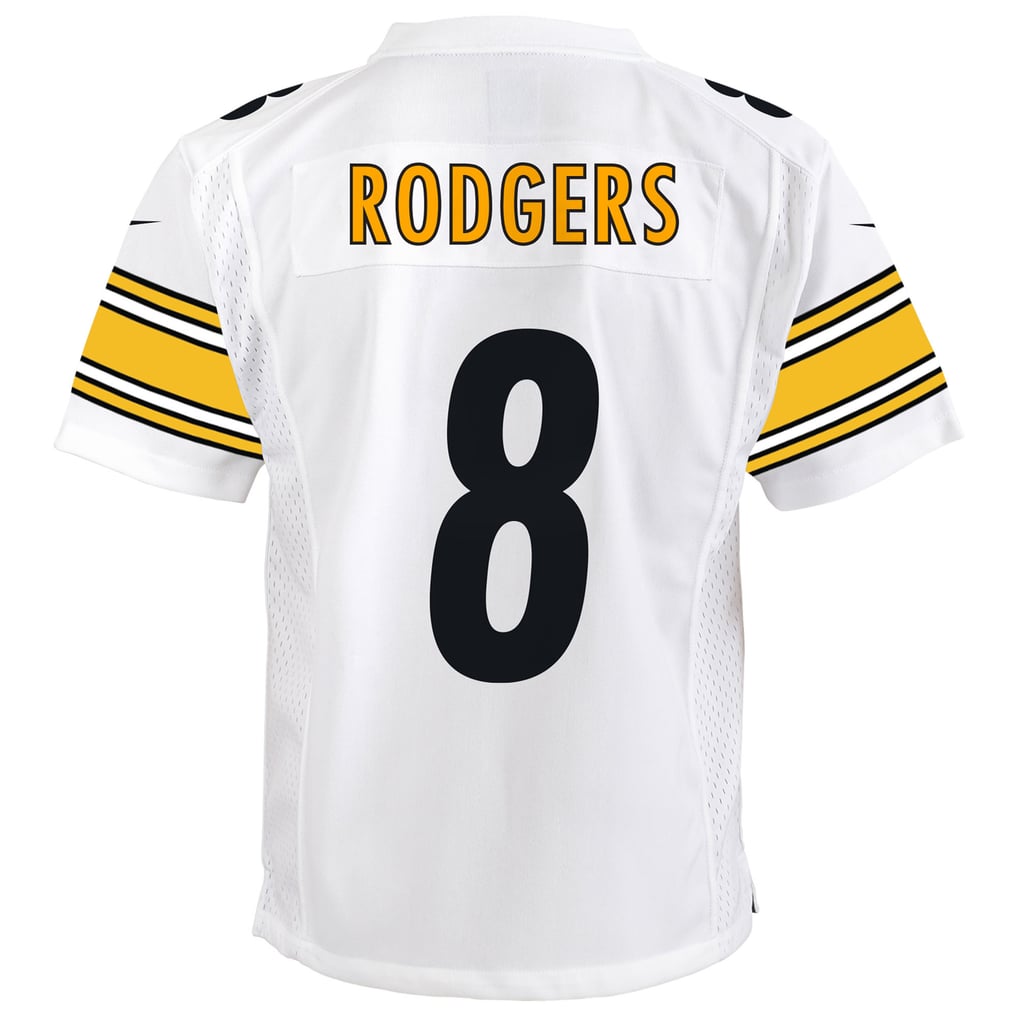 Youth Pittsburgh Steelers Aaron Rodgers White Game Jersey