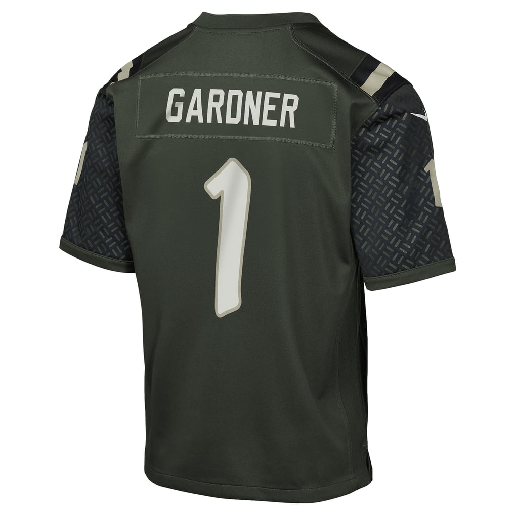 Youth New York Jets Ahmad Sauce Gardner Green Rivalries Collection Game Jersey