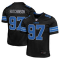 Youth Detroit Lions Aidan Hutchinson Black Game Jersey